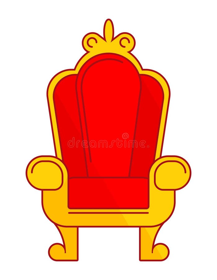 King Chair Character Cartoon Collection Stock Vector - Illustration of  background, element: 101901084