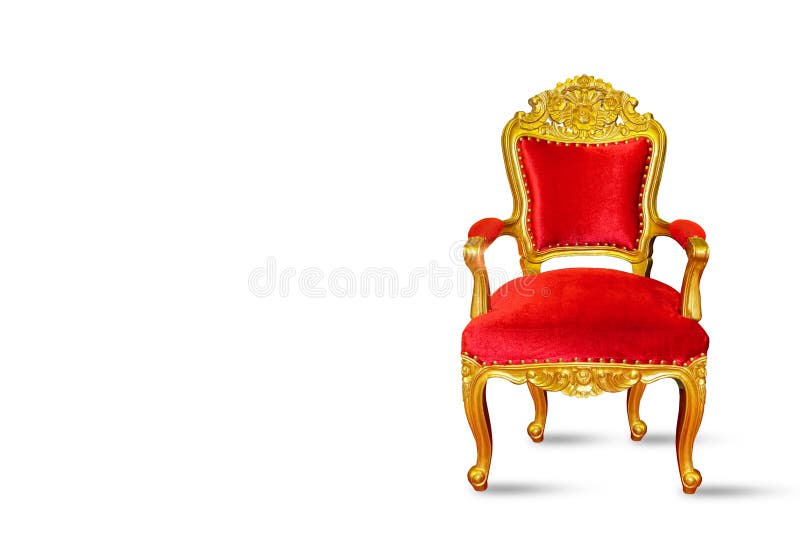 Royal King Red Golden Throne Chair Isolated Stock Photos - Free &  Royalty-Free Stock Photos from Dreamstime