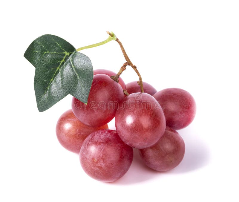 Red grapes stock photo