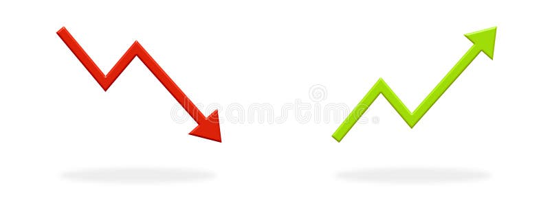 Red And Green Arrow Icons Up And Down Stock Illustration Illustration Of Isolated Fall Red And Green Arrow Icons Up And Down Stock Illustration Illustration Of Isolated Fall