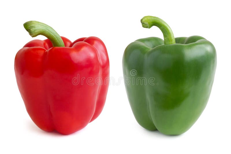 Red and green bell peppers stock photo. Image of ingredient 42713878