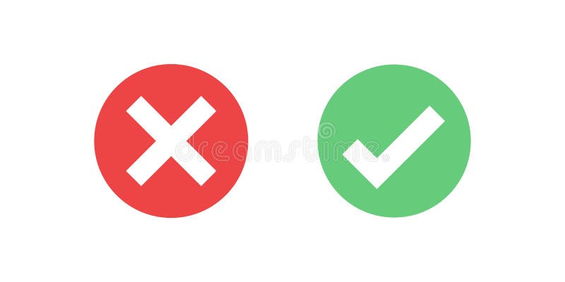 Cảm nhận sự tiện lợi và hiệu quả của biểu tượng vòng tròn màu đỏ và xanh lá cây dấu check đánh dấu cách ly trong hình ảnh, hỗ trợ các hoạt động phòng chống dịch bệnh hiệu quả hơn.