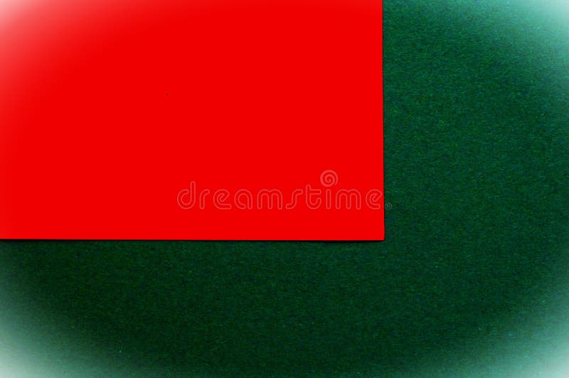 Red and green color papers background stock photo