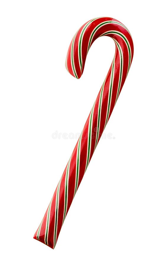 Red and Green Striped Candy Cane Stock Image Illustration of cane