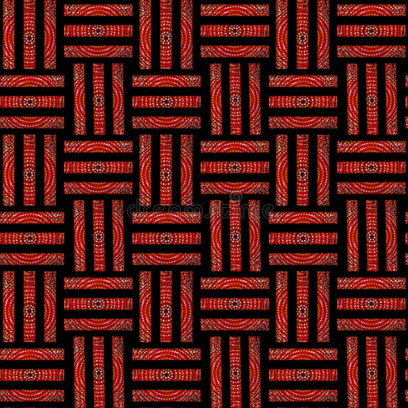 Red Grid Arrangement Pattern Stock Illustration - Illustration of ...