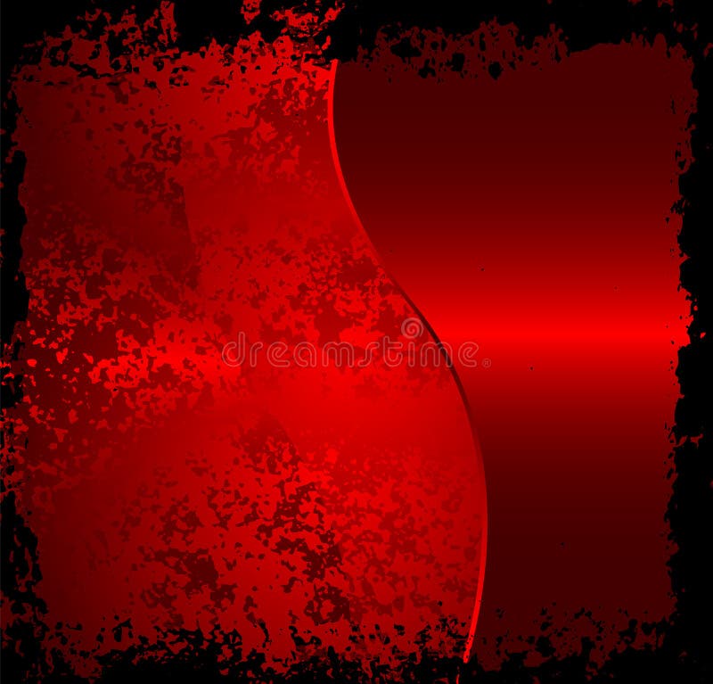 Red grunge metal background