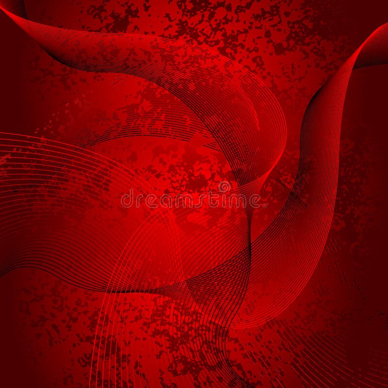 Red grunge metal background