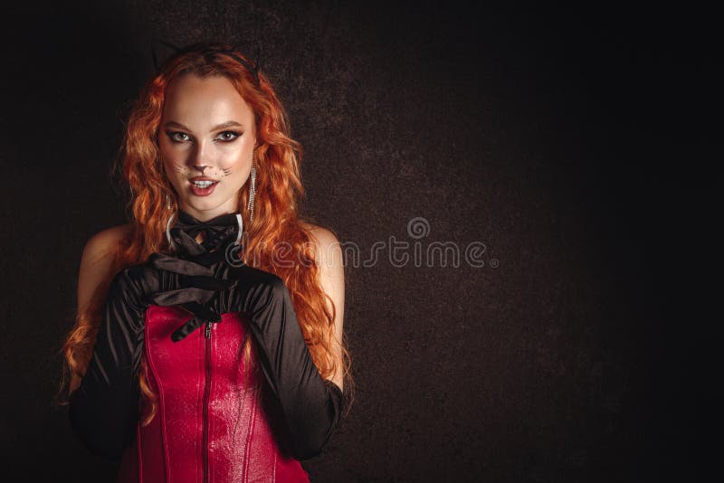 Redhead Girl Pink Corset Stock Photos - Free & Royalty-Free Stock Photos  from Dreamstime