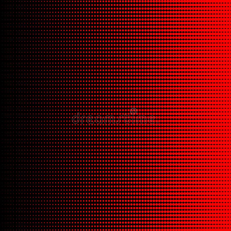 Red Halftone Black Vector - Illustration template, black: 121474586
