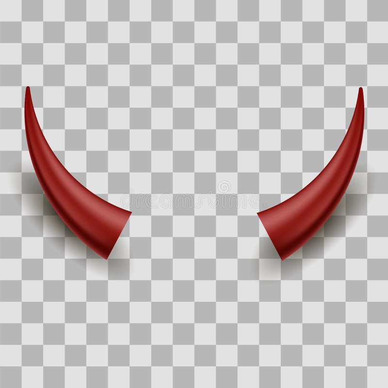 Evil horns costume stock vector. Illustration of vector 135909116