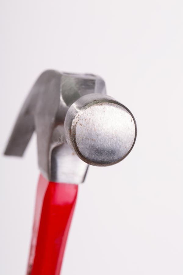 Red hammer stock photo. Image of craft, bang, mechanical 40730118