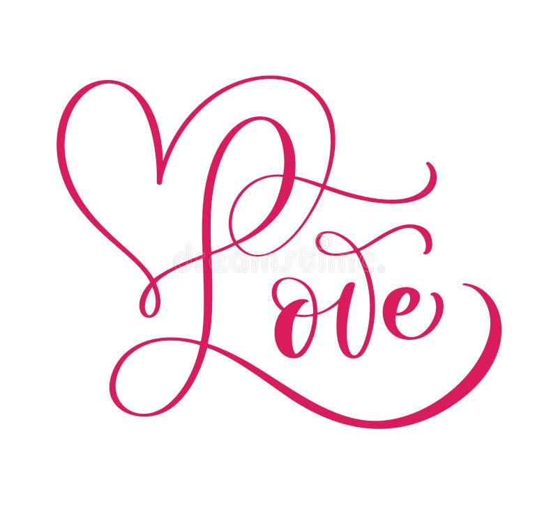 Happy Valentines Day Cursive Font Stock Illustrations – 411 Happy ...