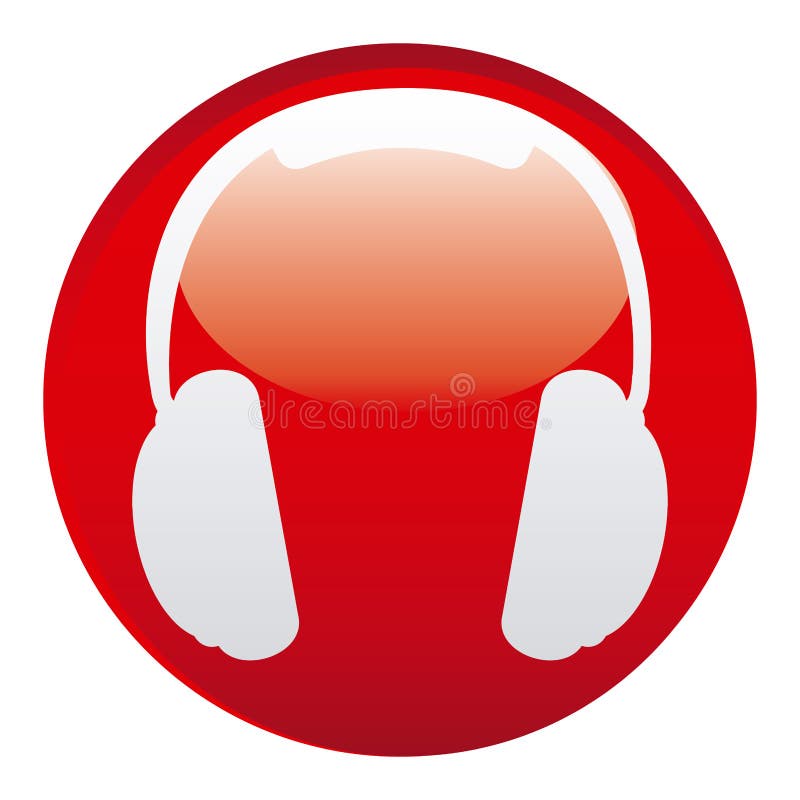 Headphone stock vector. Illustration of entertainment 24358222