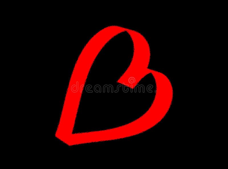 Red Heart on Black Background. Valentines Day Concept Stock Image - Image  of valentine, paper: 170898837