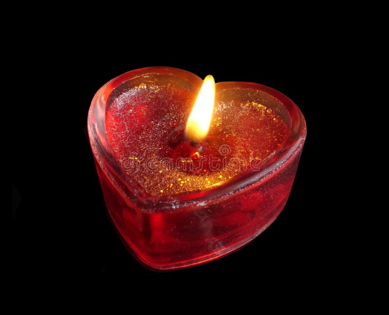 Red heart candle stock photo. Image of love, emotions, candlestick 419170