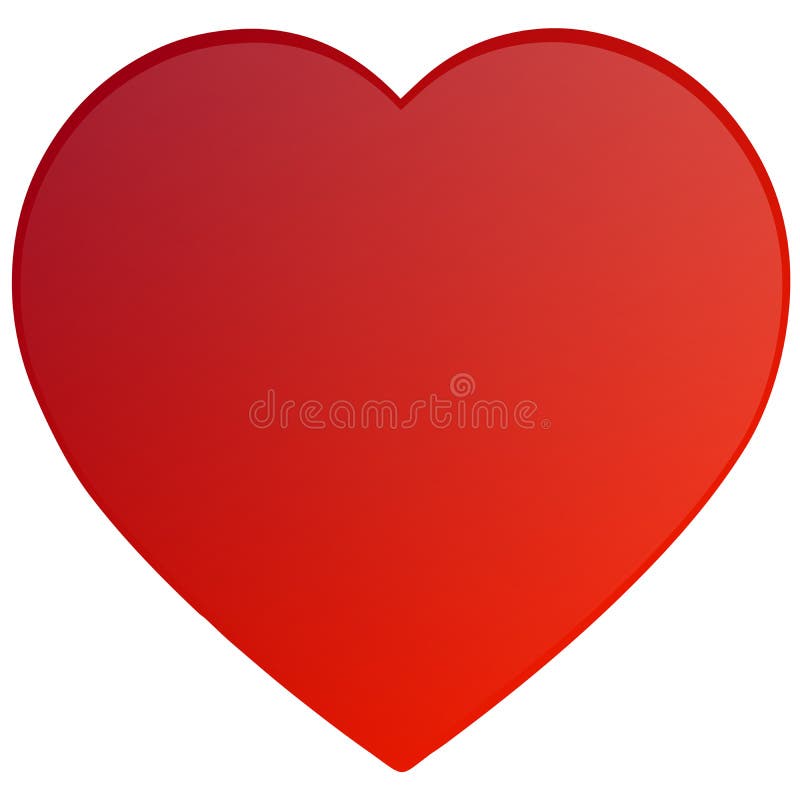 Red Clipart Heart Stock Vector Illustration Of Glow