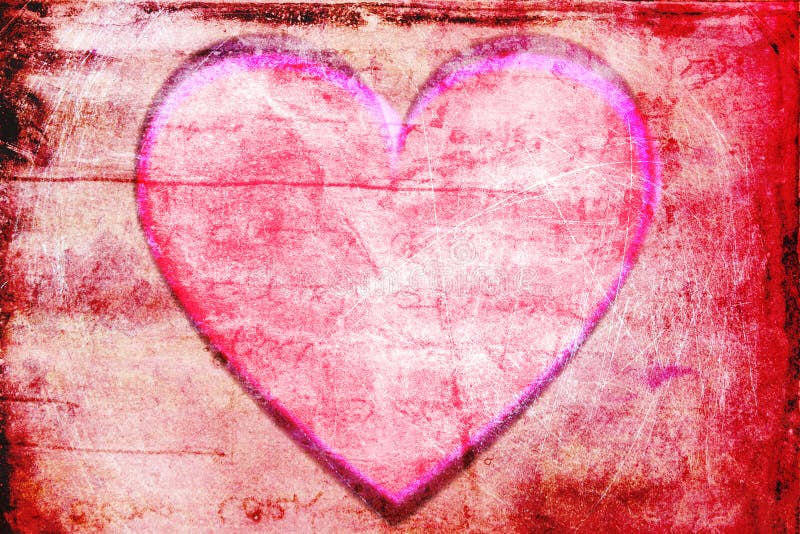 Red heart frame. Grunge smudgy background with a faded central area for copy space. Drawing / pastel feel. Red heart frame. Grunge smudgy background with a faded central area for copy space. Drawing / pastel feel.