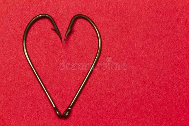 Heart Shape Fishing Hooks Stock Photos Free & RoyaltyFree Stock