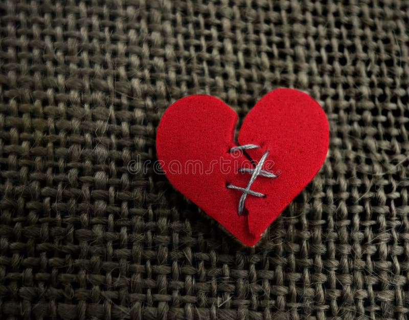 Broken Heart Stitches Stock Photos Free & RoyaltyFree Stock Photos