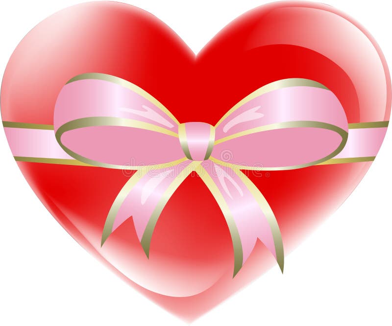Valentine Hearts Ribbon pink heart design on a red background prionted on  7/8 Lt. Pink Satin Ribbon