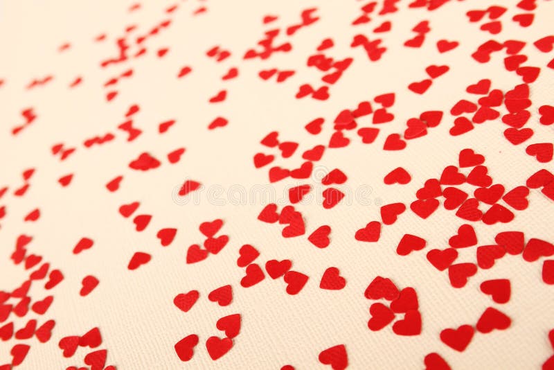 Red hearts background