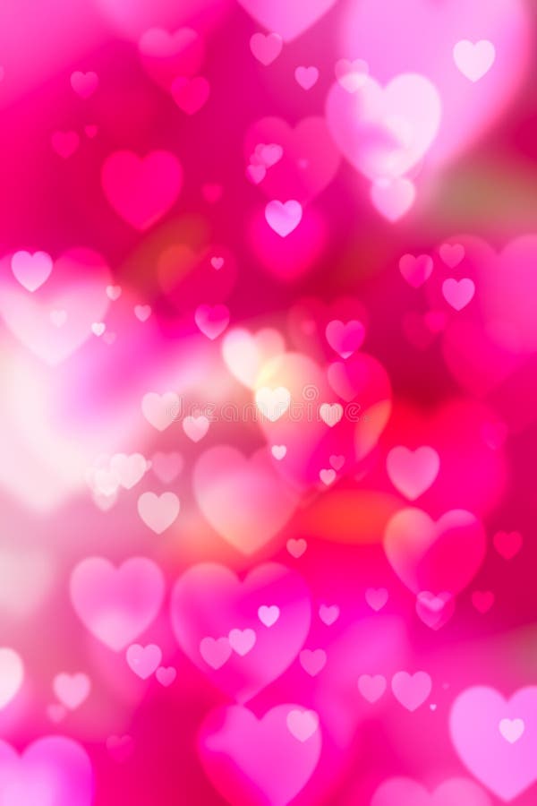 Valentines Day Abstract Background Stock Image Image of blurred