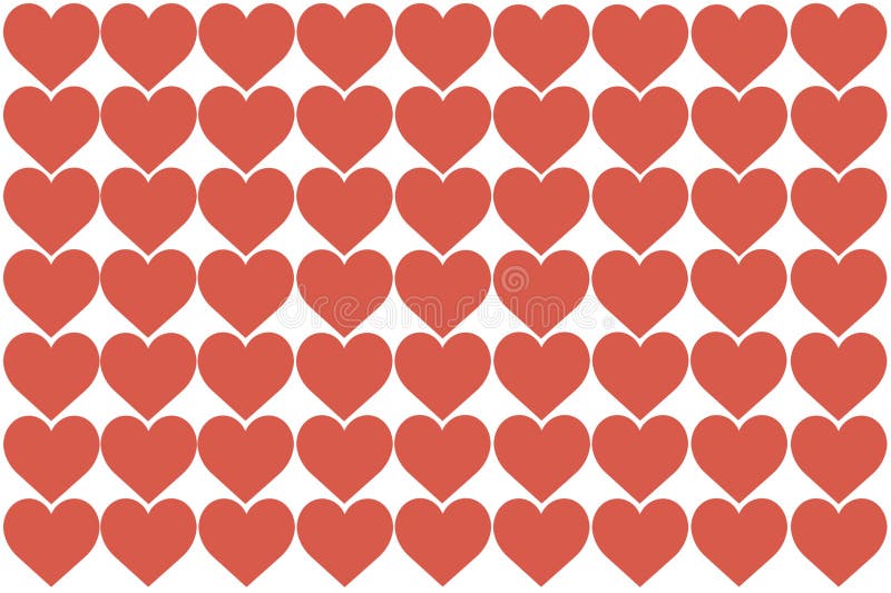 Red Hearts Design on White Background. Love, Heart, Valentine`s Day. Can be used for Articles, Printing, Illustration purpose, vector illustration Red Hearts Design on White Background. Love, Heart, Valentine`s Day. Can be used for Articles, Printing, Illustration purpose, vector illustration