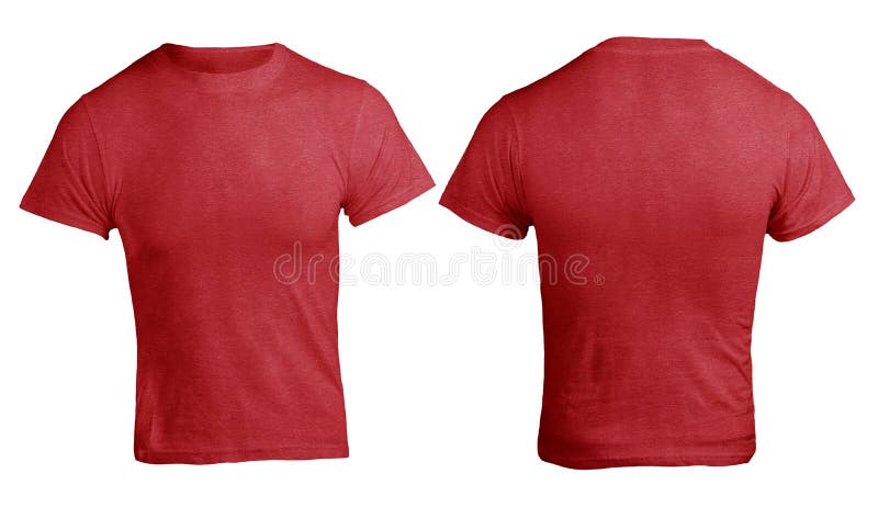 plain red tee shirt