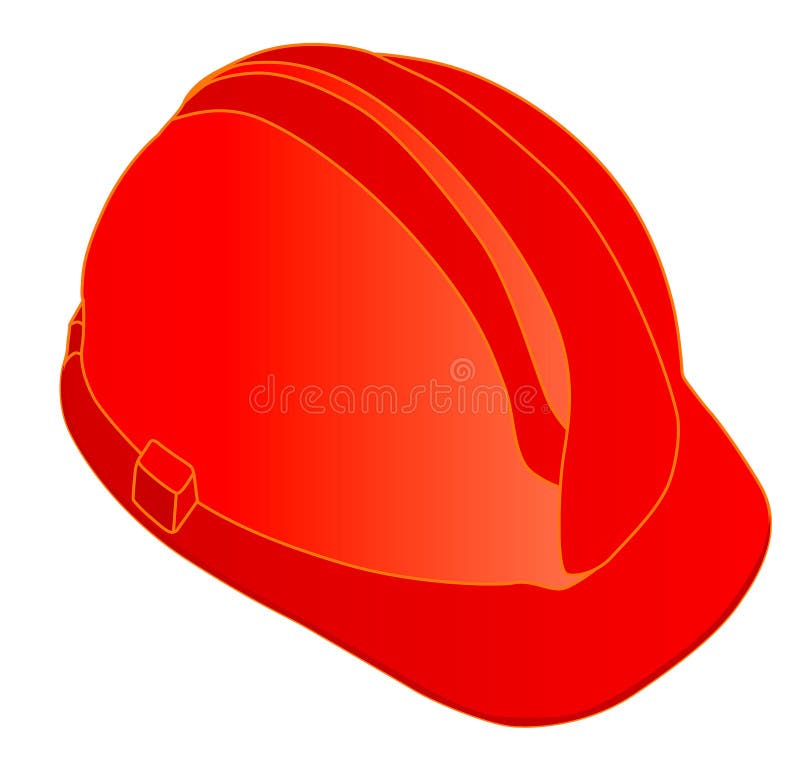 Vektorové umění pro červenou helmu.