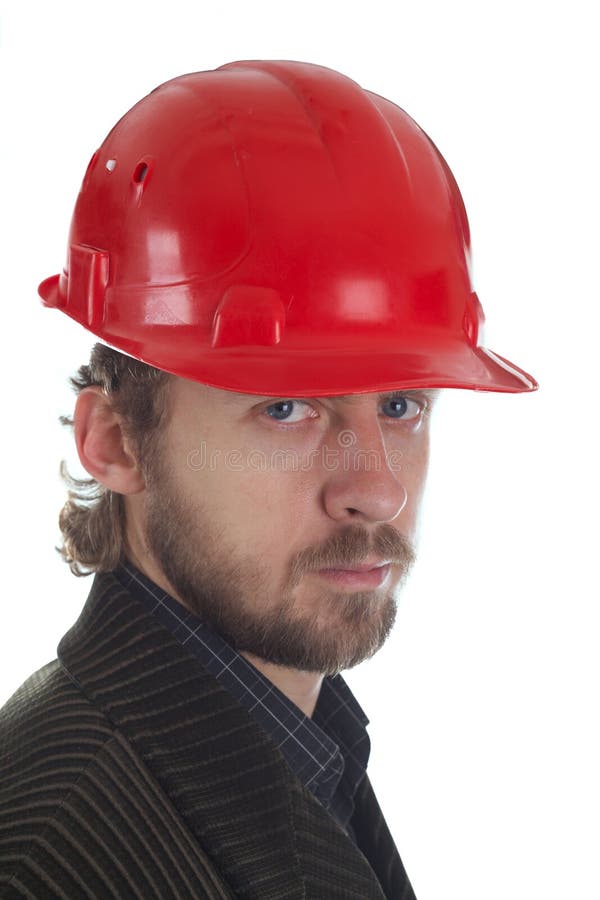 Red helmet