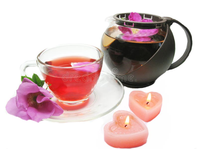 Red Herbal Tea With Wild Rose Picture. Image 14962477
