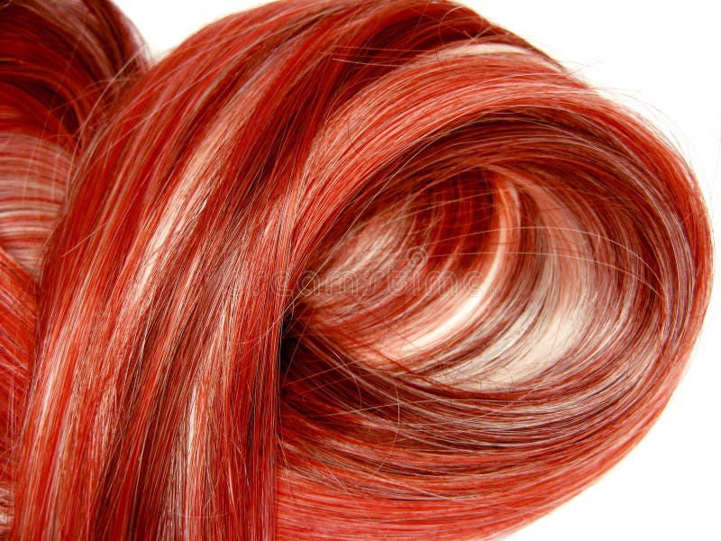 Red Highlight Hair Texture Background Stock Image Image of bright