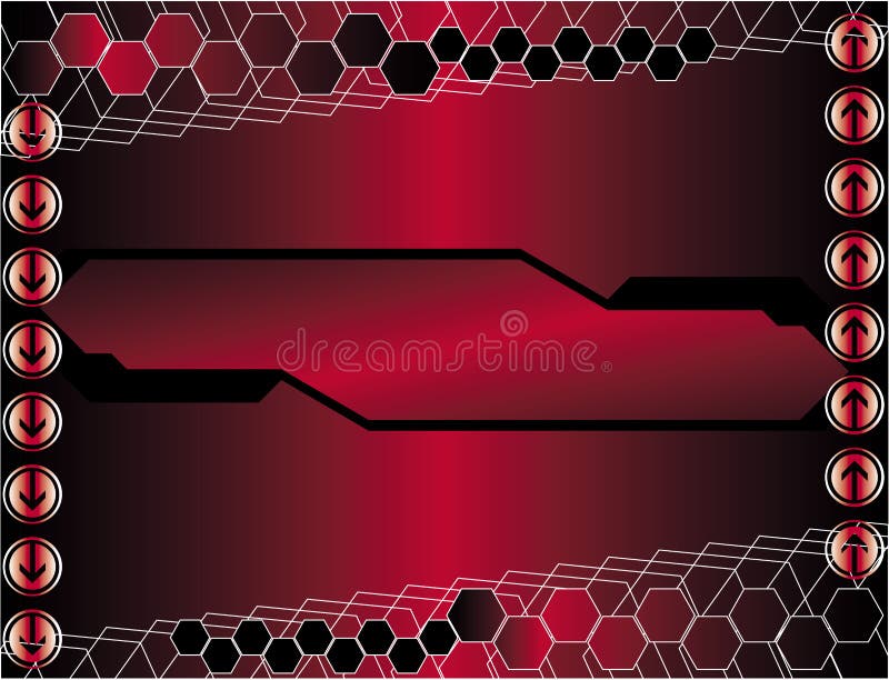 Red hitech background