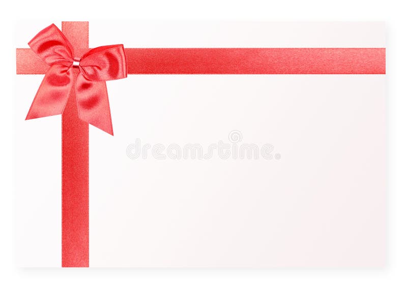 Red holiday bow stock photos