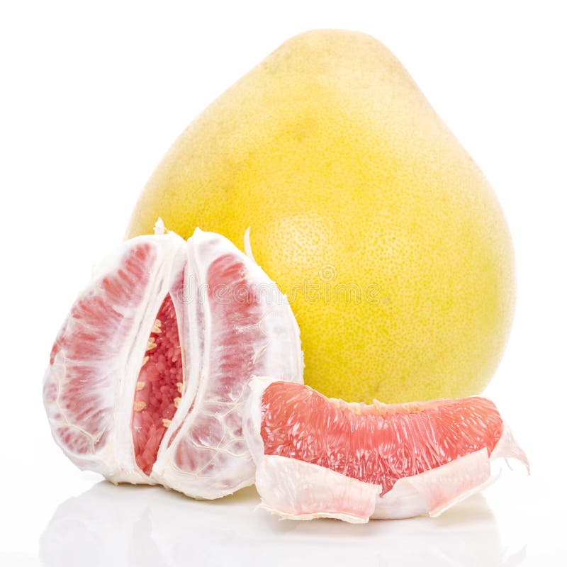 Red pomelo stock image. Image of sweet, grapefruit, juicy 17857231