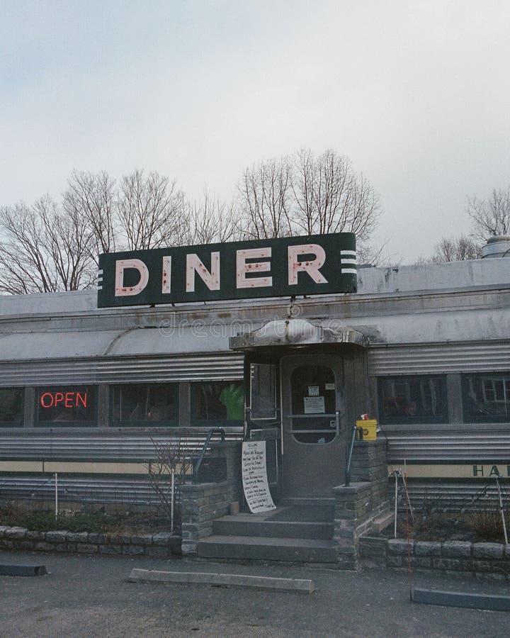 Red Hook Diner Sign, in Red Hook, New York Editorial Image Image of