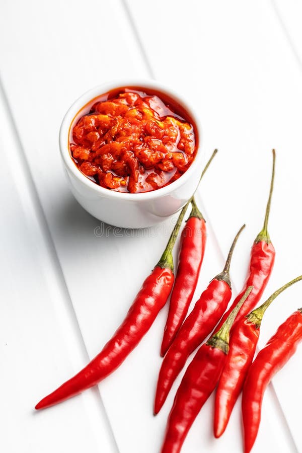 Red hot chili paste stock photo. Image of food, organic 206482508