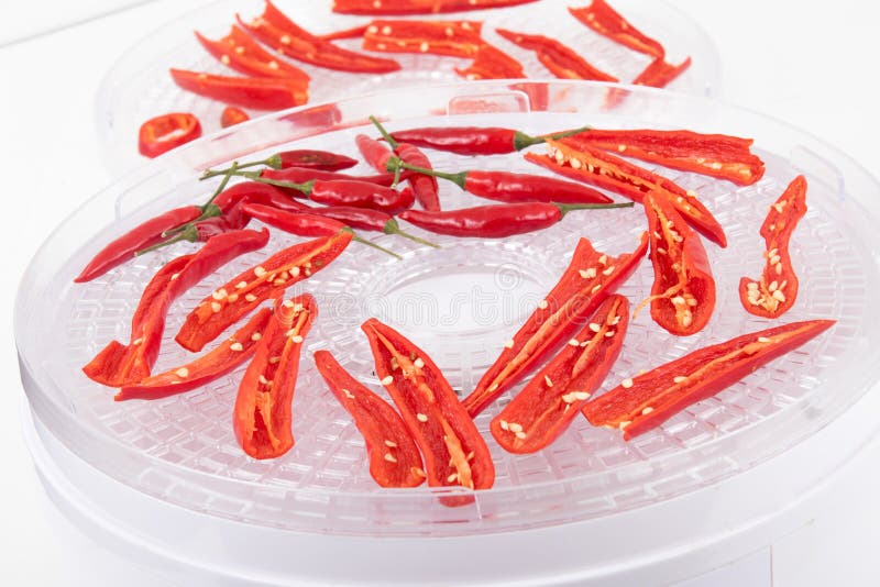 Red Hot Chili Pepper Dehydrating Stock Image Image of capsaicin, chili 128786759