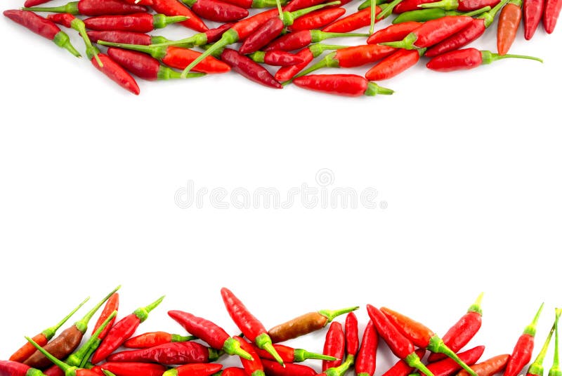 Red hot chili peppers stock image. Image of heat, border 34395807