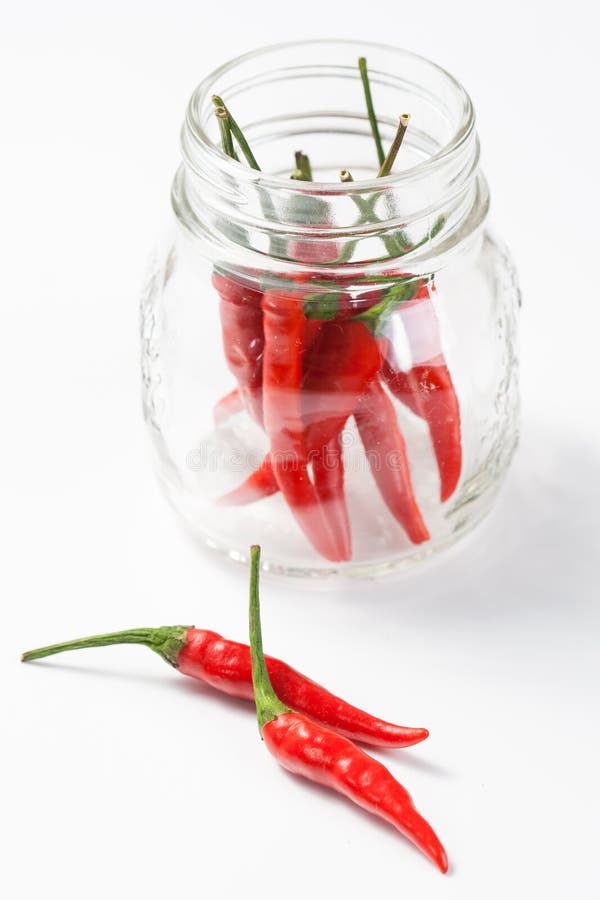 Red hot chilli peppers stock photography