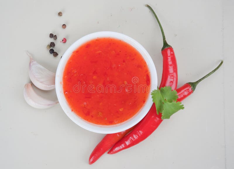 Red hot chilli sauce