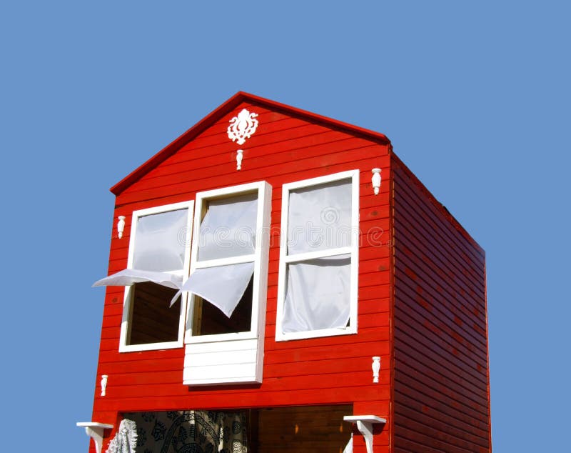 Red house stock photography Red house stock photography