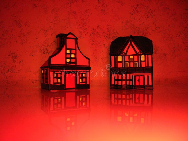 Red houses