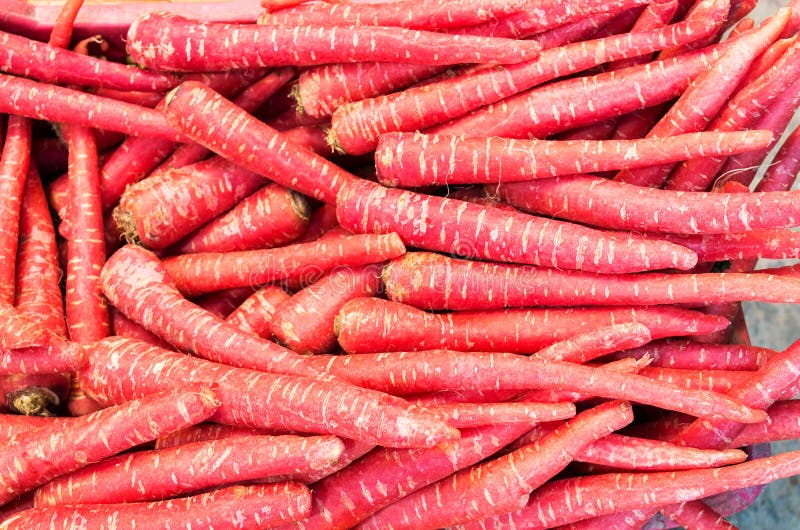 Red Indian Carrots Stock Photo Image 49223734