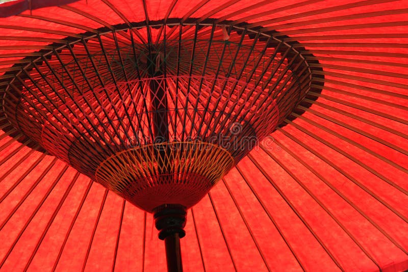 Red Japanese Umbrella Picture. Image 13708879