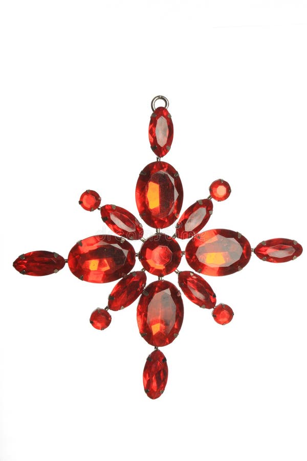 Red jewel decoration