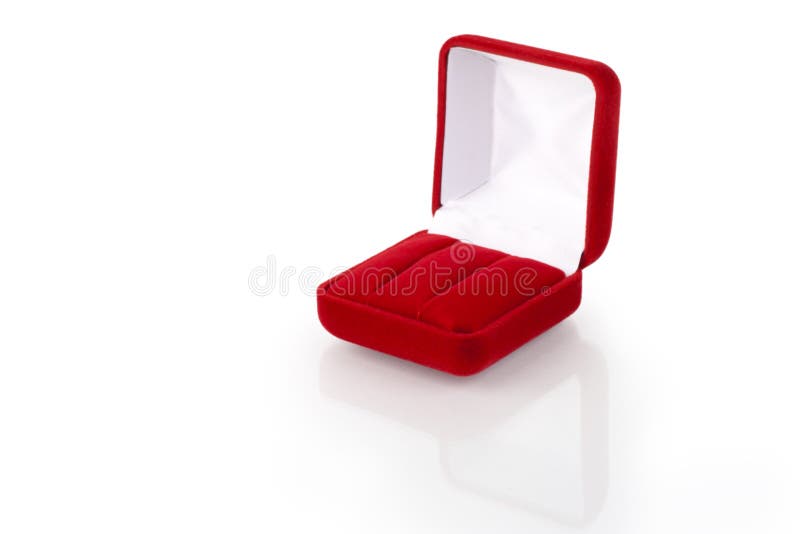 Red jewelry box 3 stock photo. Image of precious, earrings 23443808