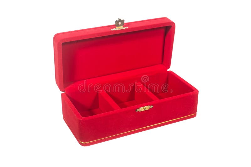 Red jewelry box stock image. Image of engagement, pack 43985993