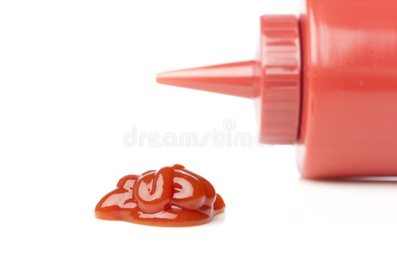 A red ketchup bottle stock image. Image of ingredient 20408455