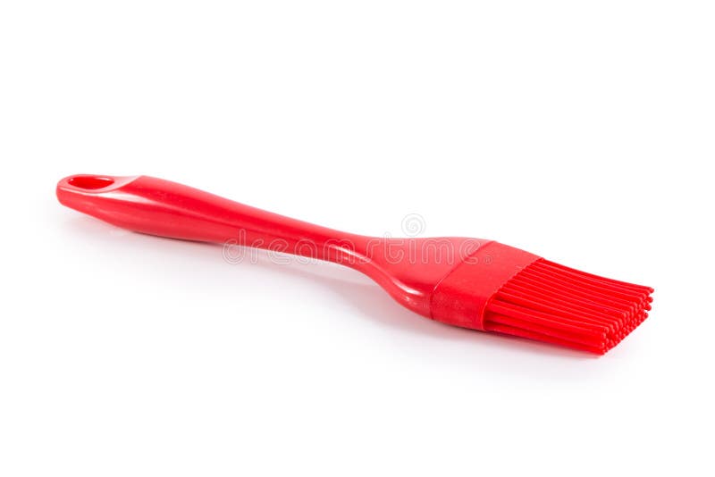 Red kitchen brush